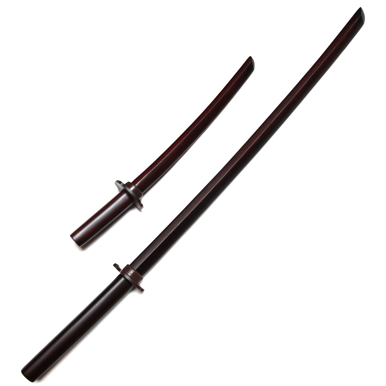 Basics Series :: Oak Bokken Set (Long + Short) DARK RED