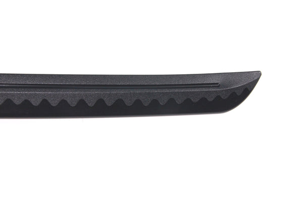 PP Series :: Black Polypropylene Wakizashi (23.5") Short (Hamon Type)