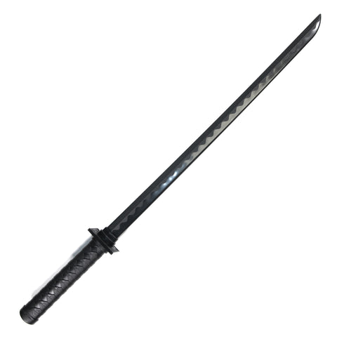 PP Series :: Black Polypropylene Ninja Bokken Futo (34.5")