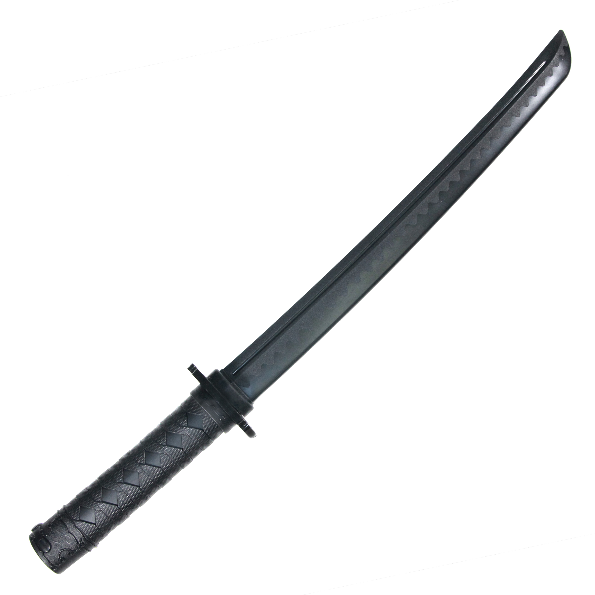 PP Series :: Black Polypropylene Wakizashi (23.5") Short (Hamon Type)