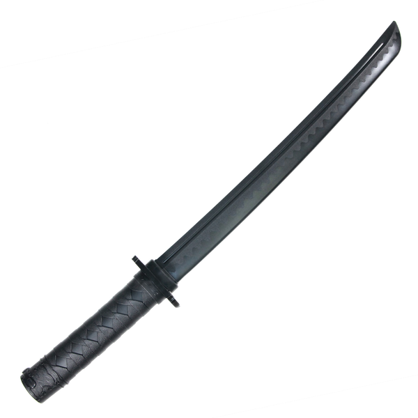 PP Series :: Black Polypropylene Wakizashi (23.5") Short (Hamon Type)