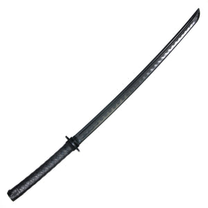 PP Series :: Black Polypropylene Katana Sword (39") Long (Hamon Type)