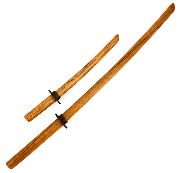 Master Series :: Oak Bokken Set (Long + Short) NATURAL KANASUJI