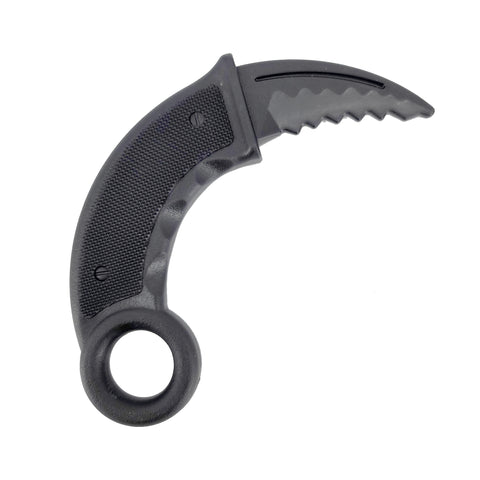 PP Series :: Black Polypropylene Training Karambit Knife (17 CM)