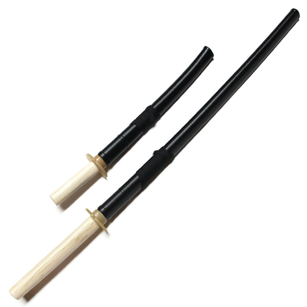 Master Series :: Oak Bokken Set (Long + Short) NATURAL WHITE