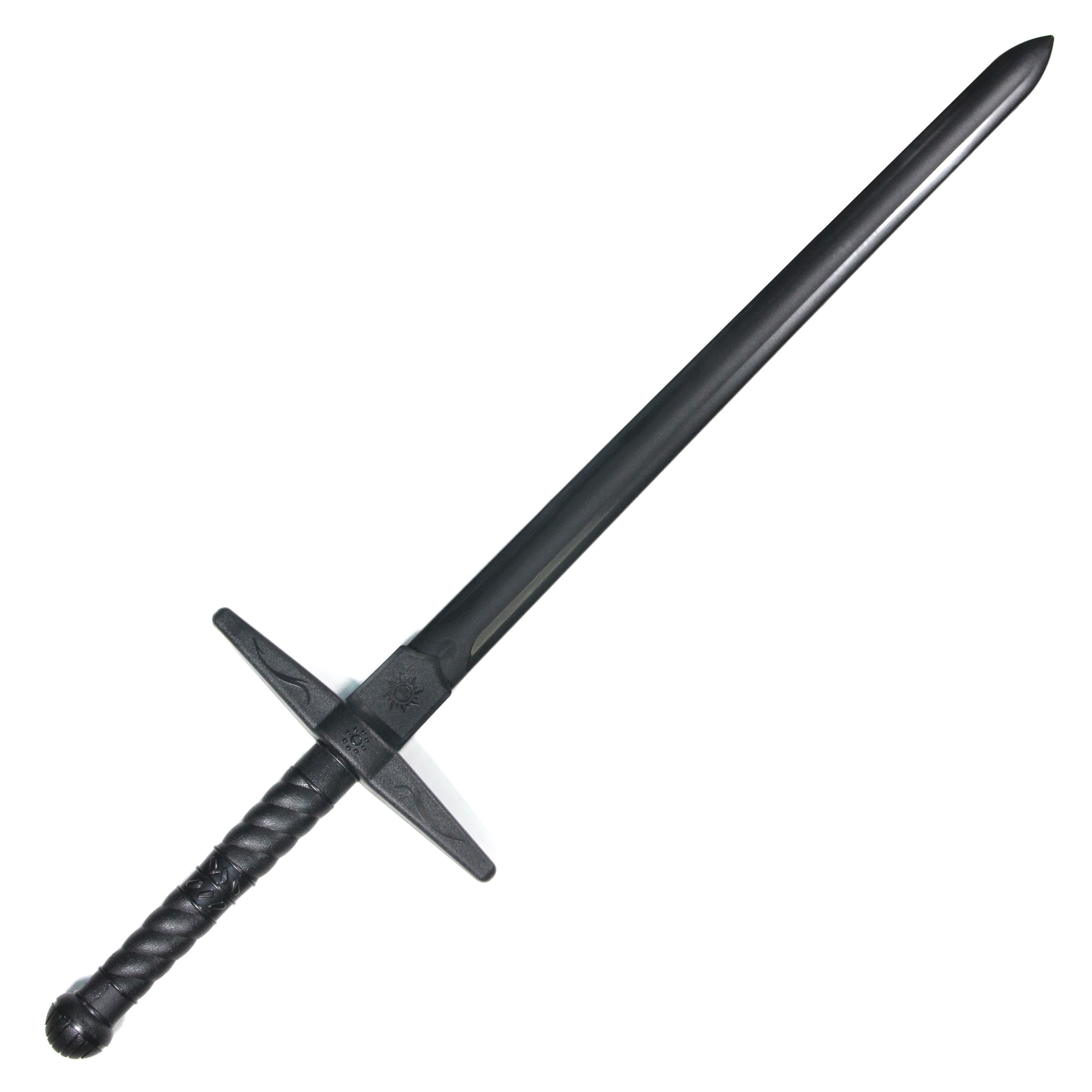 PP Series :: Black Polypropylene Western Two-Handed Sword (41")